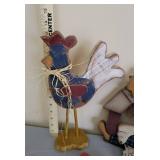 Wooden Rooster Decor