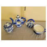 Blue and White Decorative Dishes