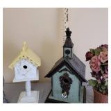 2 Birdhouses and Home Decor