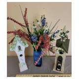 2 Birdhouses and Home Decor