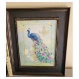 2 Peacock Pictures 16x19