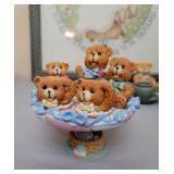 Teddy Bear Decor (Picture, 2 Tea Sets, and Water Fountain)