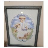 Teddy Bear Decor (Picture, 2 Tea Sets, and Water Fountain)