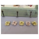 Magnetic Picture Wall Hanging and Faux Floral Topiary