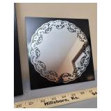 Live, Laugh, and Love Picture and 2 Mirrors