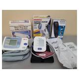 Hot/Cold Pack, Clothing Shaver, CPAP Supplies, Hair Clippers, and Blood Pressure Monitors