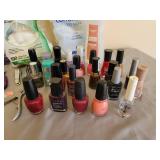 Facial Care and Nail Care Supplies in Basket