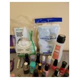 Facial Care and Nail Care Supplies in Basket