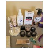 Facial Care and Nail Care Supplies in Basket