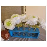 Mail Organizer, Serving Tray, Wall Scentsy Burner, and Floral Decor