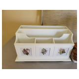 Mail Organizer, Serving Tray, Wall Scentsy Burner, and Floral Decor