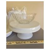 Cake Stand and Serving Bowls