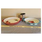 Pioneer Woman Bakeware and Bromwell Sifter