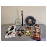 Rooster Kitchen Decor (Paper Towel Dispenser, Towels, and Decor)