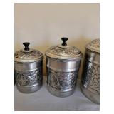 Metal Canister Set with Rubber Seals