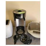 George Foreman Grill, Flex-Brew Coffee Maker, and Toaster