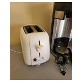 George Foreman Grill, Flex-Brew Coffee Maker, and Toaster