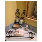 Bathroom and Home Decor (Shower Curtain, Wall Hangings, New Shower Liner)