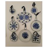 Blue and White Decorative Dishes
