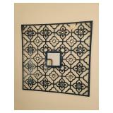 Blue Metal Wall Hanging