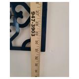 Blue Metal Wall Hanging