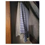 Top Rack of Closet - Mostly Sweaters and Long Sleeve Blouses Size L-XL (Bring your own boxes)