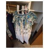 Bottom Rack of Closet - Assorted Shirts - L-XL (bring your own boxes)