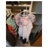 Bottom Rack of Closet - Assorted Shirts - L-XL (bring your own boxes)