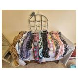 11 Scarves and Scarf Hanger
