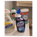 Bathroom Supplies (Cleaners, Razors, Soap, and Tote Included)