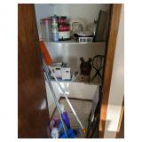 Contents of Pantry (Storage Containers, 2 Light Fixtures NIB, Swiffer, 2 TV Trays, and Cake pop Carrier) Bring your own boxes