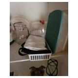 Contents of Pantry (Storage Containers, 2 Light Fixtures NIB, Swiffer, 2 TV Trays, and Cake pop Carrier) Bring your own boxes