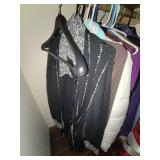 Contents of Coat Closet (Coats L-XL, Jackets, Shoes size 7, Umbrellas, and Flag)