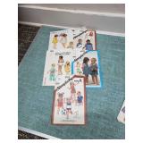 Vintage kids sewing patterns