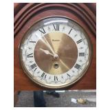 Beautiful Vintage Bassett Furniture Clock Mirror Co. Eight Day Wood