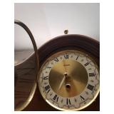 Beautiful Vintage Bassett Furniture Clock Mirror Co. Eight Day Wood