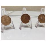 Lot of 3 1944 Wheat Pennies