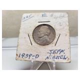 1939 D Jefferson Nickel