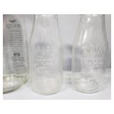 milk bottles