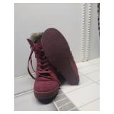 Shoedazzle maroon boots