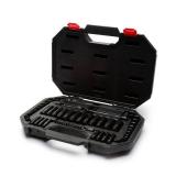 Husky 3/8 in. Drive 100-Position Universal SAE and Metric Mechanics Tool Set (60-Piece), Model: H10060MTSRM