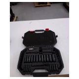 Husky 3/8 in. Drive 100-Position Universal SAE and Metric Mechanics Tool Set (60-Piece), Model: H10060MTSRM