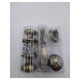 Kwikset 991 Juno Keyed Entry Knob And Sgl Cyl Deadbolt Combo Pack, Antique Brass,Model: 99910-033