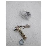 Kwikset Pismo Round Matte Black Exterior Entry Door Knob