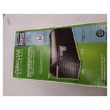 Gibraltar Mailboxes Franklin Medium, Steel, Post Mount Mailbox, Black, Model: FM110B00