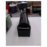 Gibraltar Mailboxes Franklin Medium, Steel, Post Mount Mailbox, Black, Model: FM110B00