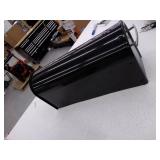 Gibraltar Mailboxes Franklin Medium, Steel, Post Mount Mailbox, Black, Model: FM110B00