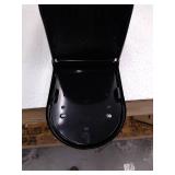 Gibraltar Mailboxes Franklin Medium, Steel, Post Mount Mailbox, Black, Model: FM110B00