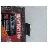 Everbilt 10 Ft. X 12 Ft. Brown/silver Heavy-duty Tarp