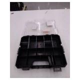 Husky 36-Compartment Interlocking Small Parts Organizer in Black, Model: THD2020-002